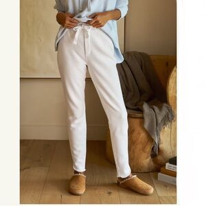 Frank & Eileen White French Terry Pants‎ XS